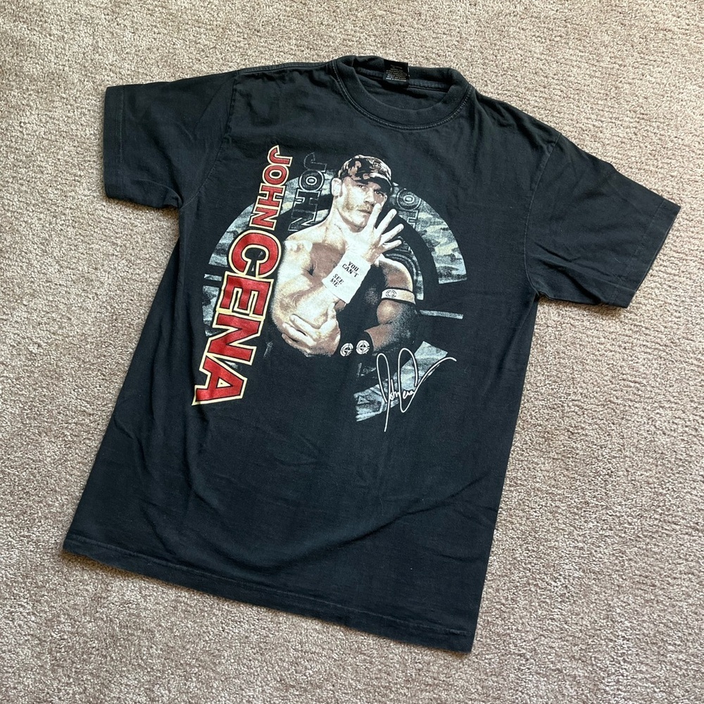 VTG 00’s / Y2K John Cena Black Tee - Picture 2 of 5